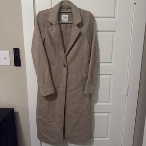 Abercrombie & Fitch Beige Trench Coat